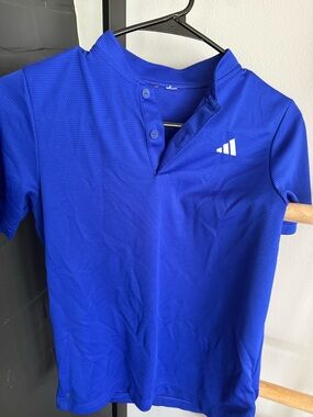 adidas Royal Blue Kids Performance Polo